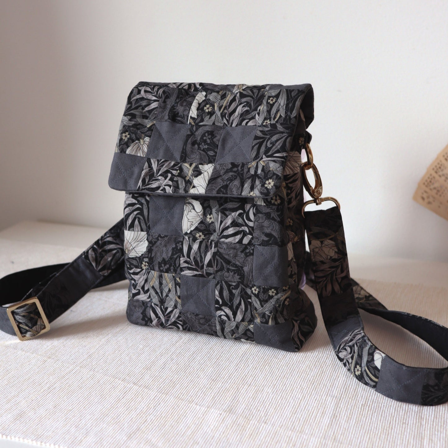 Handmade Mini Travel Bag - Twilight Grey