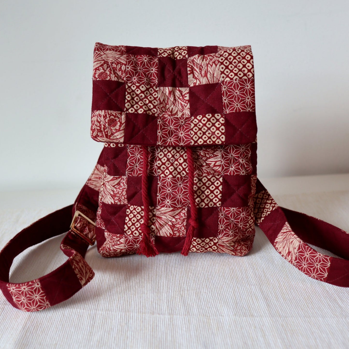 Handmade Mini Travel Bag - Scarlet Red