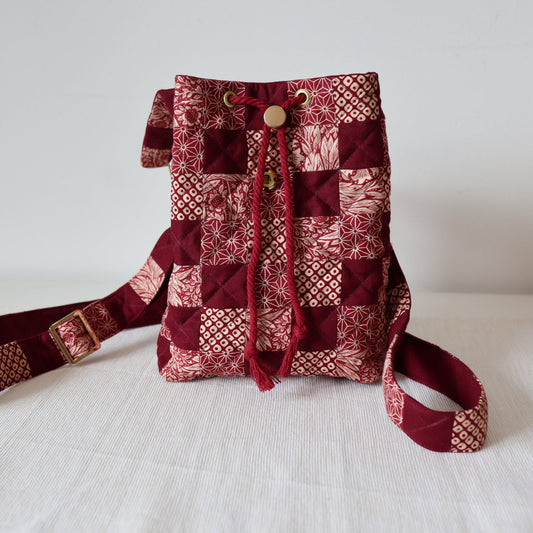 Handmade Mini Travel Bag - Scarlet Red