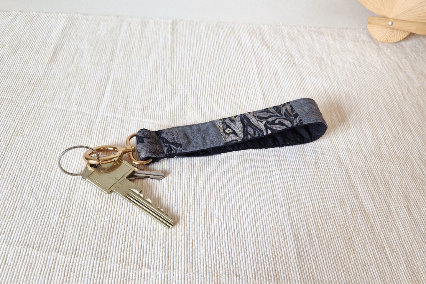 Handmade Patchwork Wristlet - Gilded Twilight