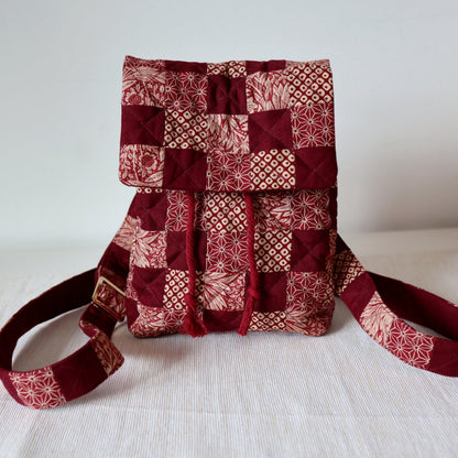 Handmade Mini Travel Bag - Scarlet Red