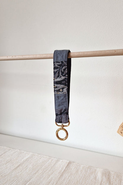 Handmade Patchwork Wristlet - Gilded Twilight